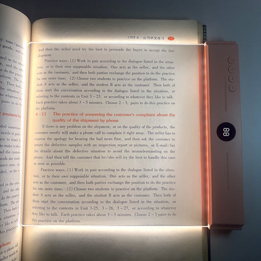 Rechargeable LED Book Light – Read Anywhere, Anytime